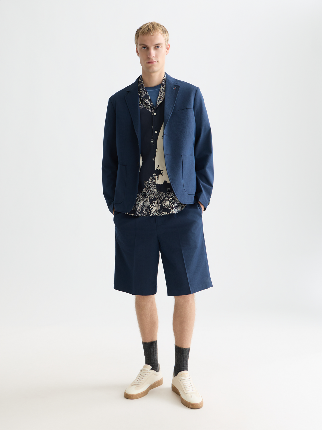 Unconstructed seersucker blazer - Scotch & Soda AU