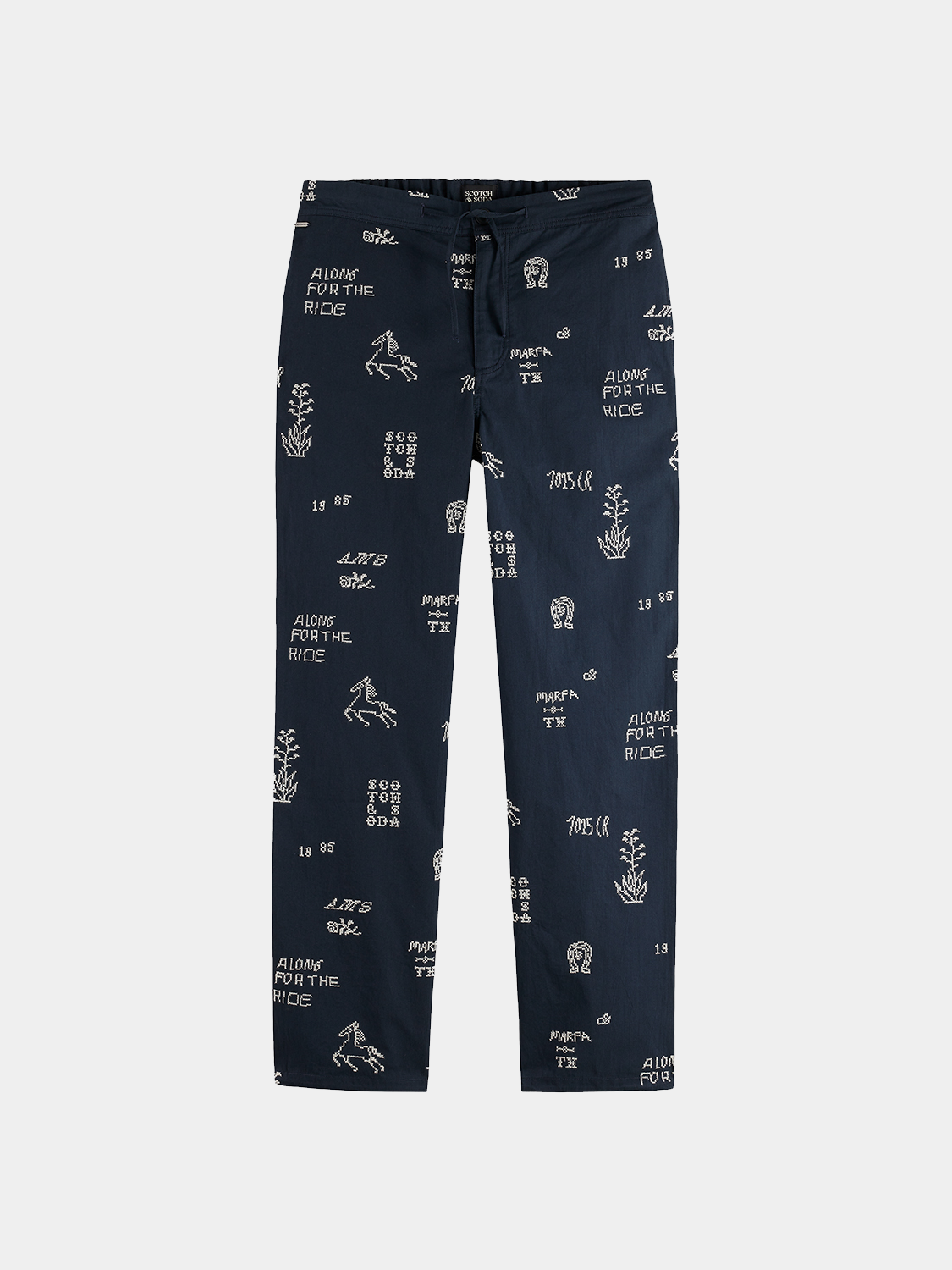 Embroidered chinos - Scotch & Soda AU