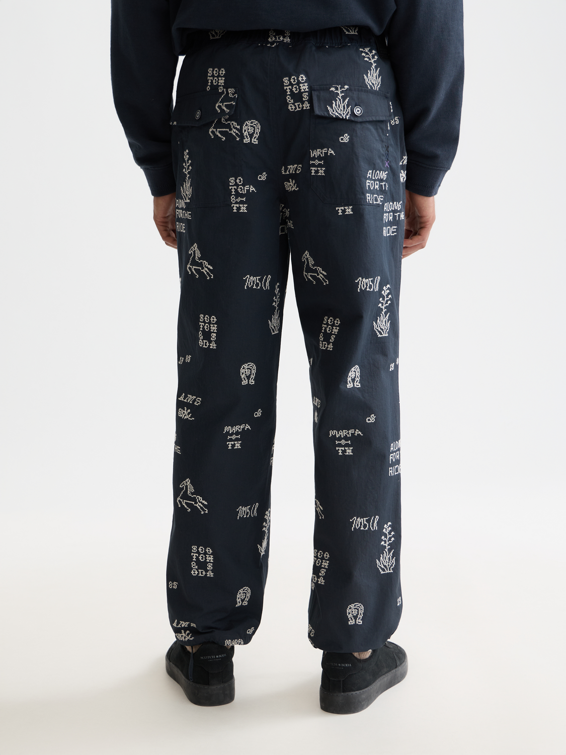 Embroidered chinos - Scotch & Soda AU