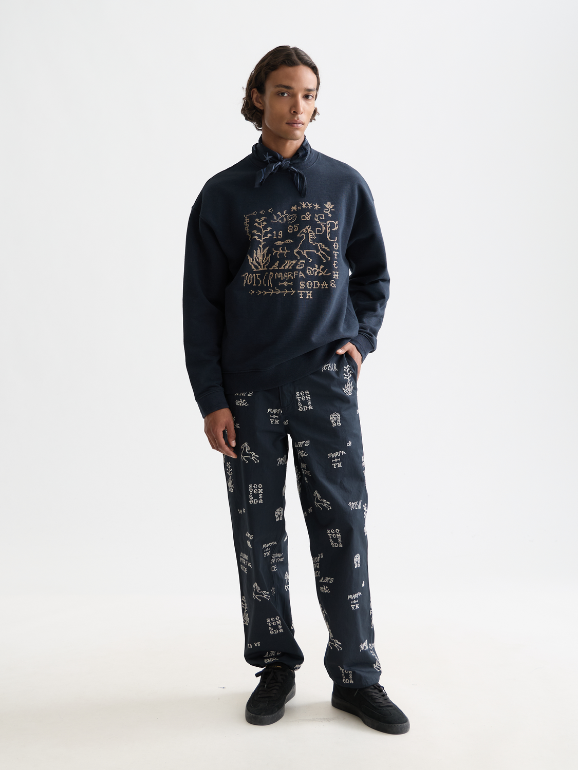 Embroidered chinos - Scotch & Soda AU