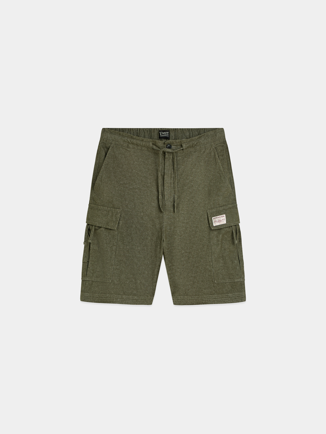 Cargo linen shorts - Scotch & Soda AU