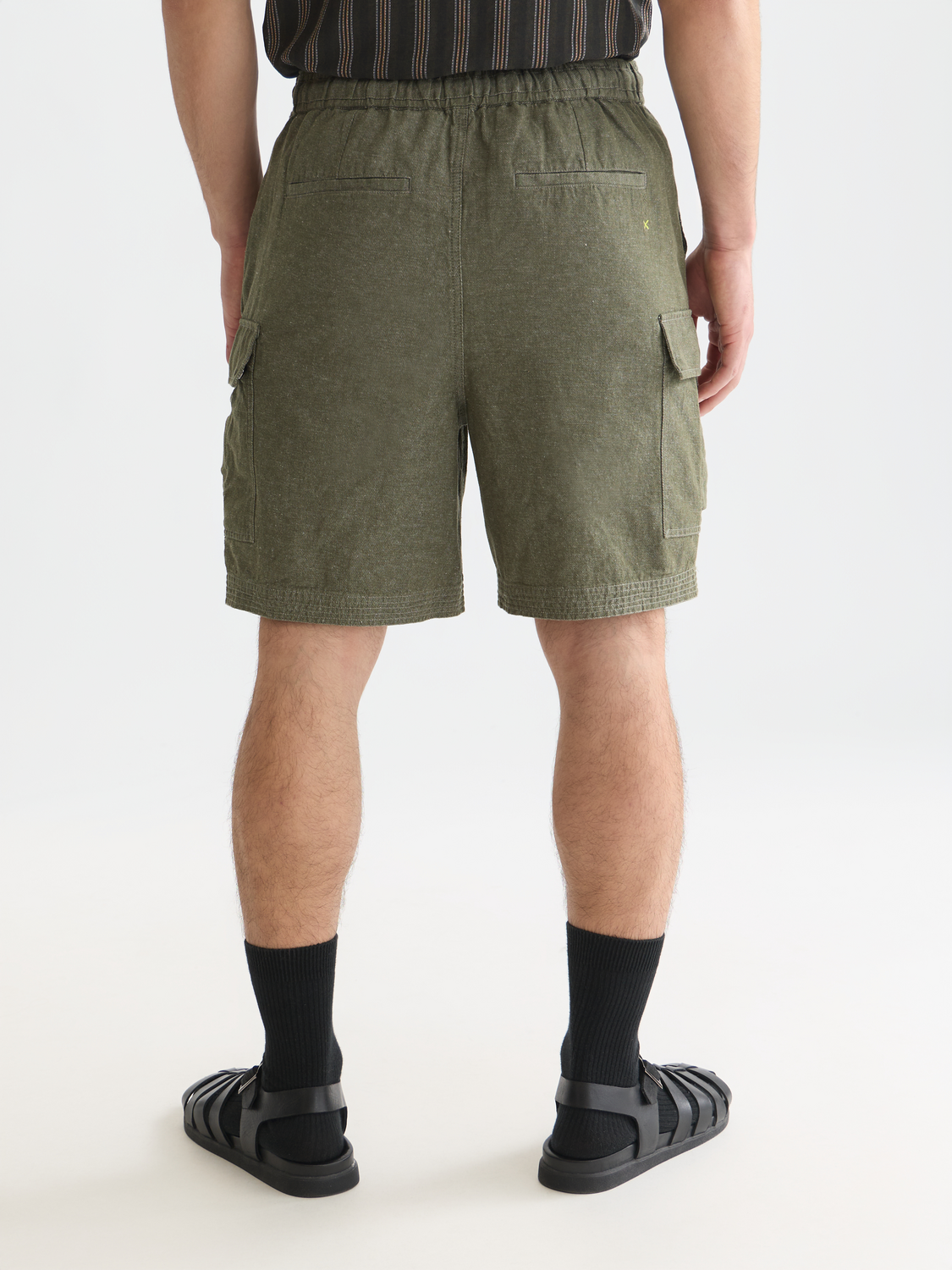 Cargo linen shorts - Scotch & Soda AU