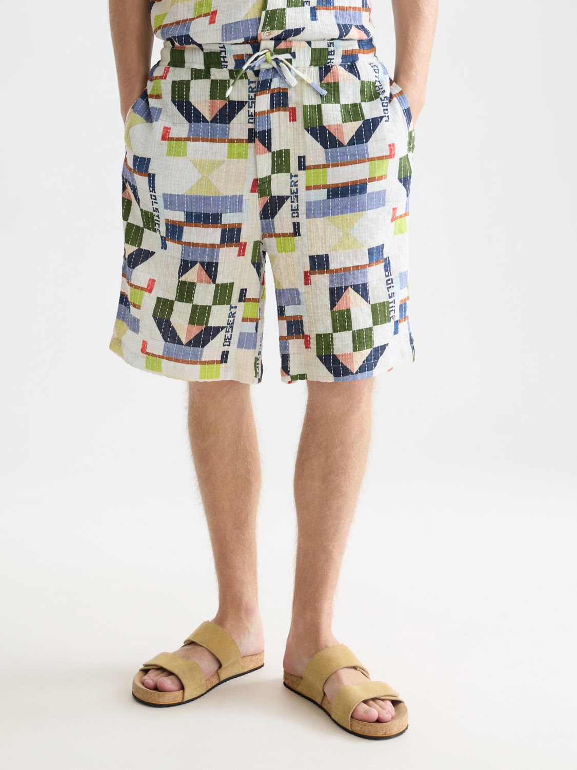 Printed stitched shorts - Scotch & Soda AU