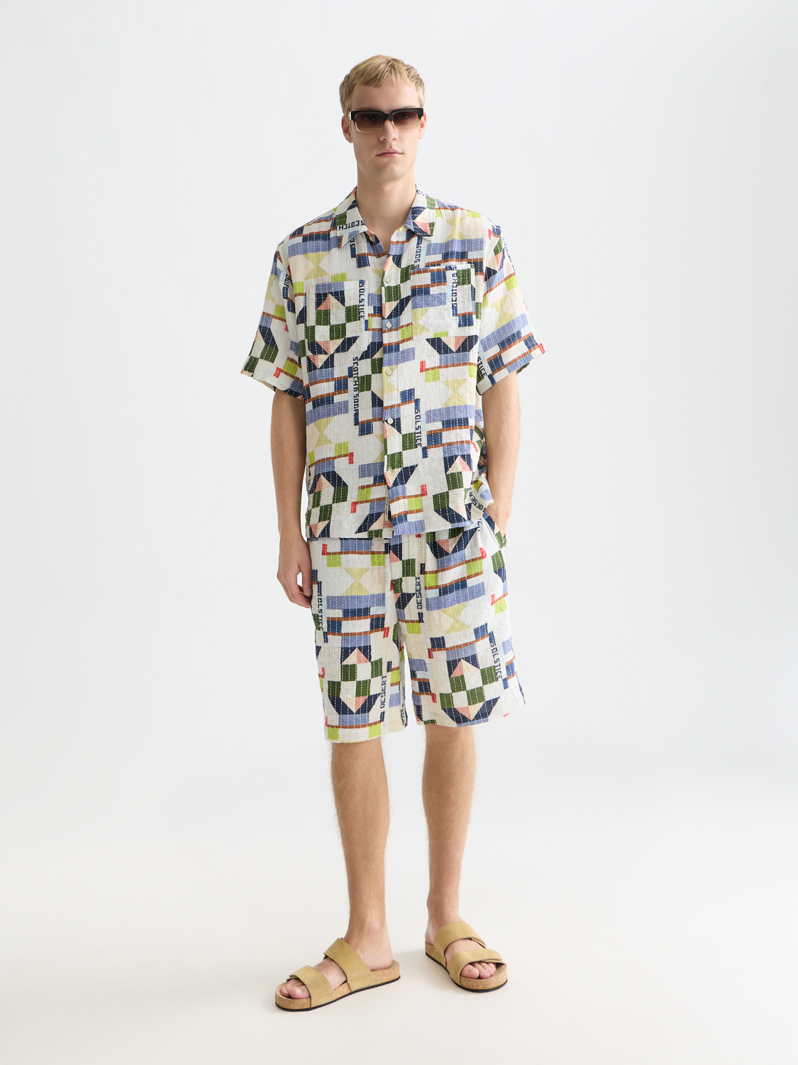 Printed stitched shorts - Scotch & Soda AU