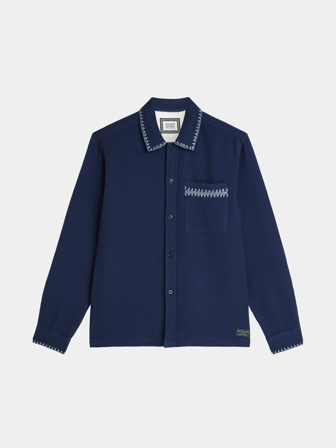 Waffle structured shirt - Scotch & Soda AU