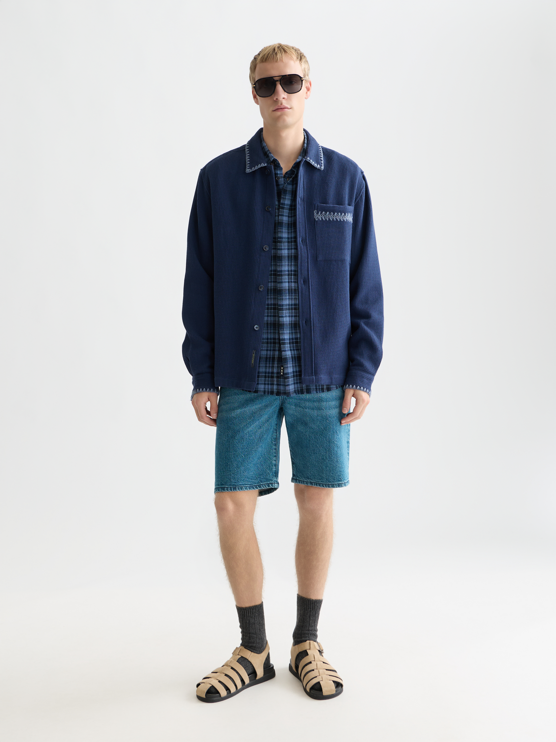 Waffle structured shirt - Scotch & Soda AU