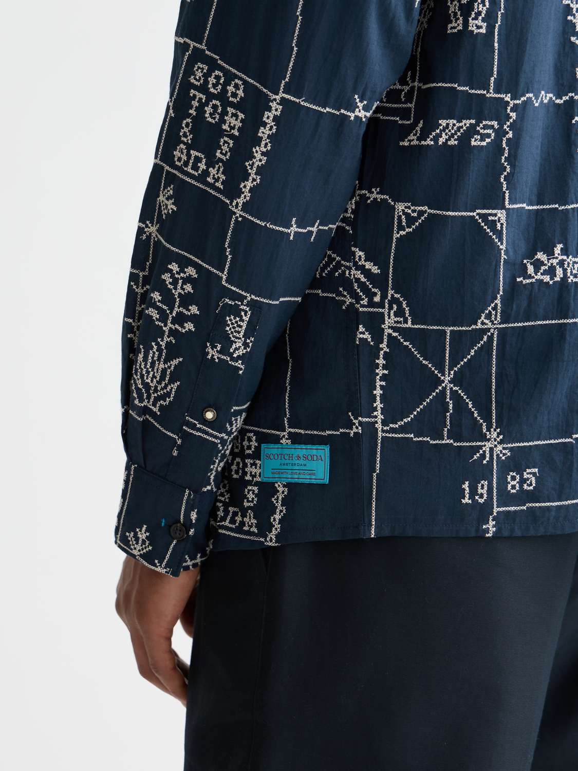 Embroidered shirt - Scotch & Soda AU