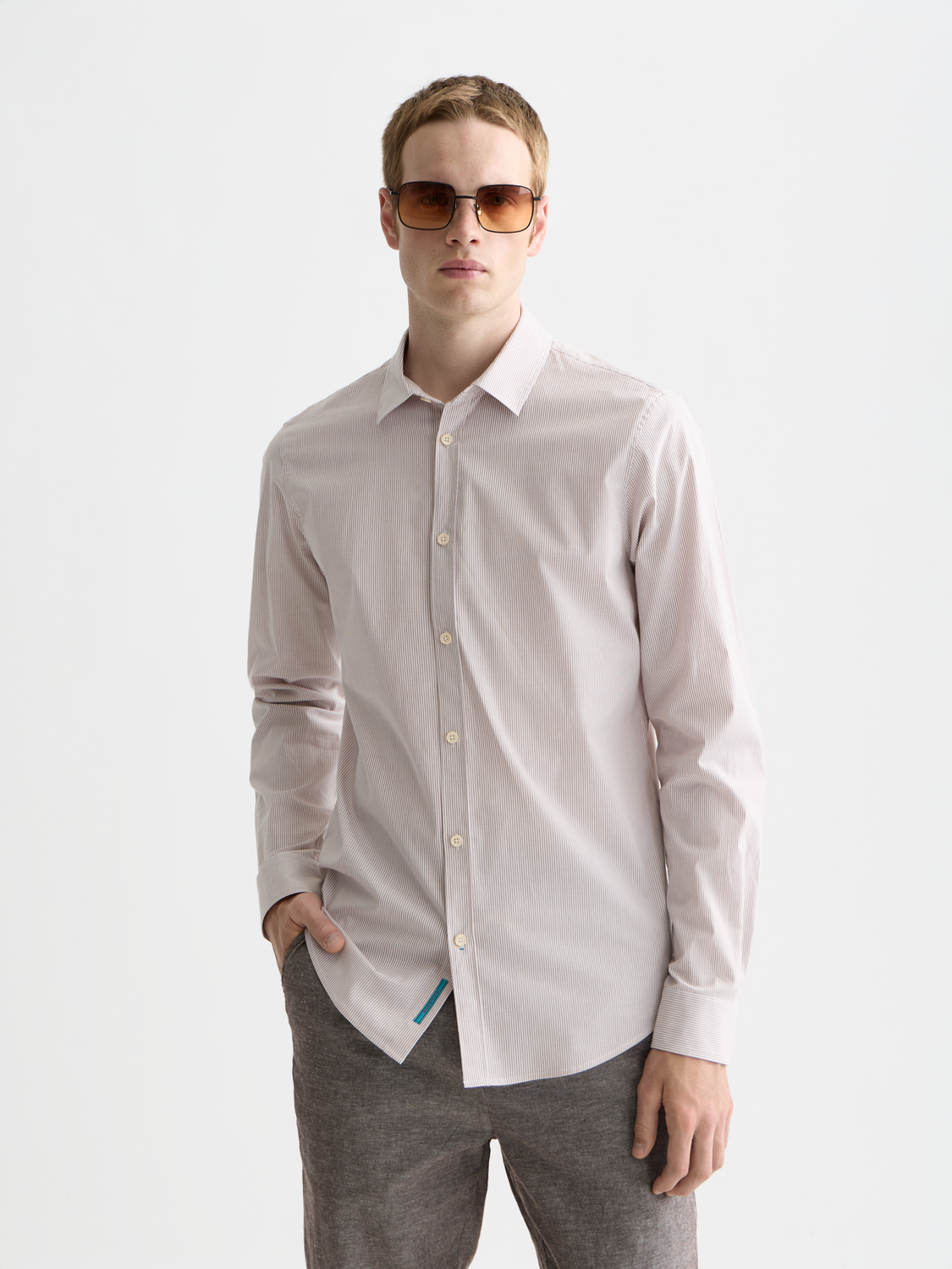 Poplin striped shirt - Scotch & Soda AU