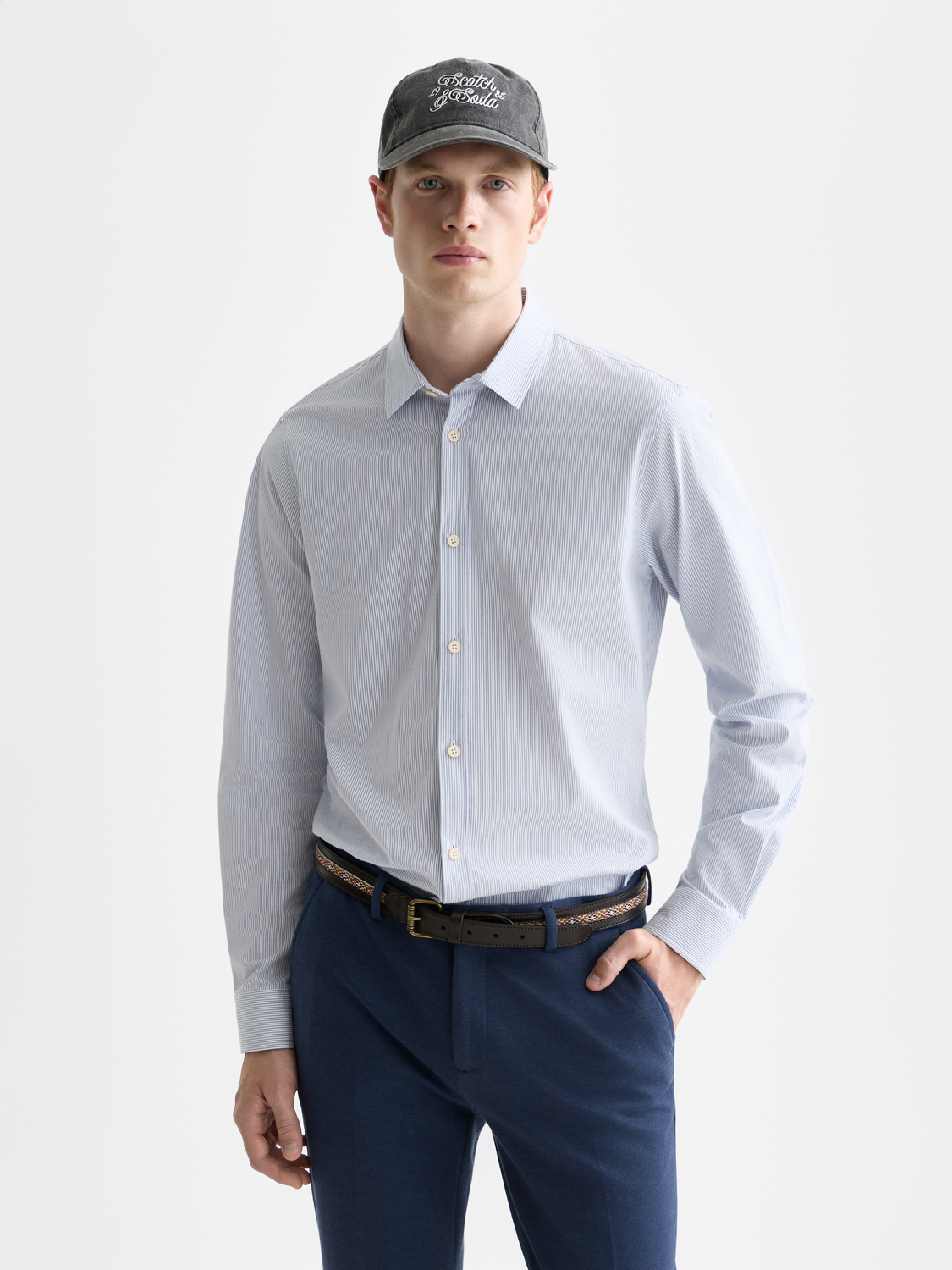 Poplin striped shirt - Scotch & Soda AU