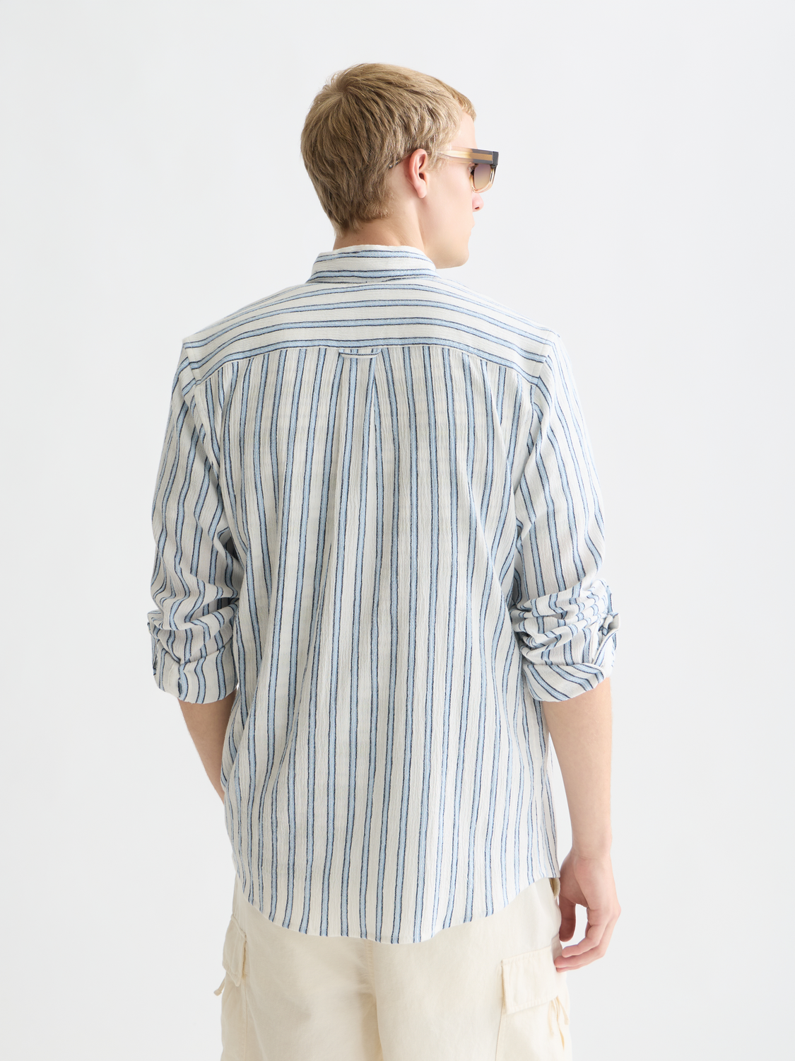 Striped crinkle shirt - Scotch & Soda AU