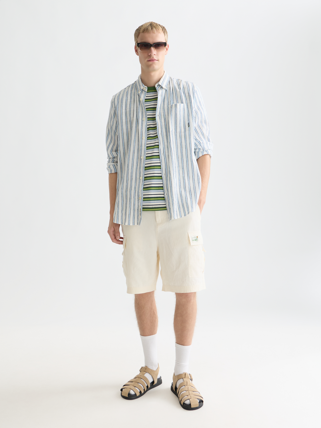 Striped crinkle shirt - Scotch & Soda AU