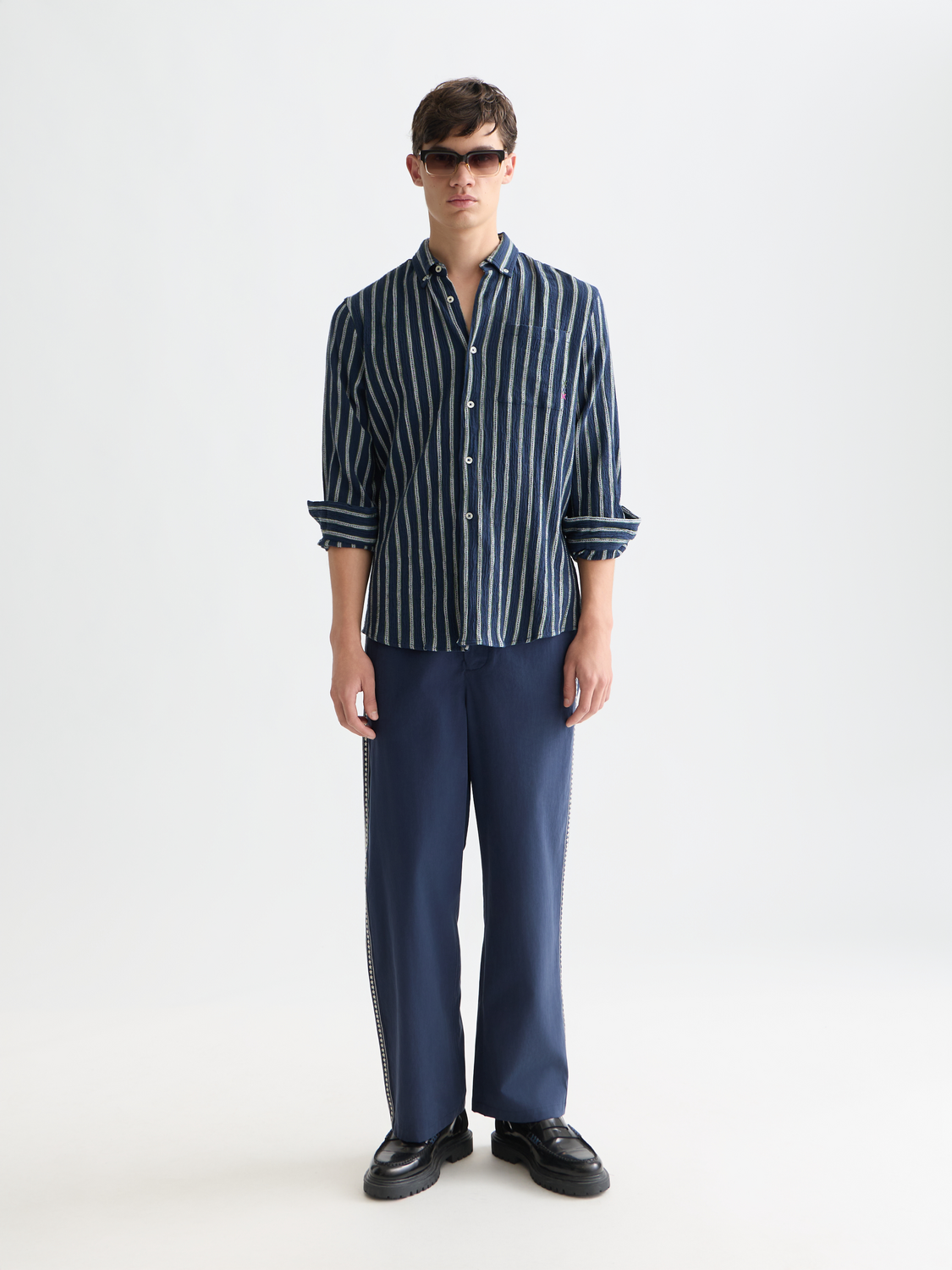 Striped crinkle shirt - Scotch & Soda AU