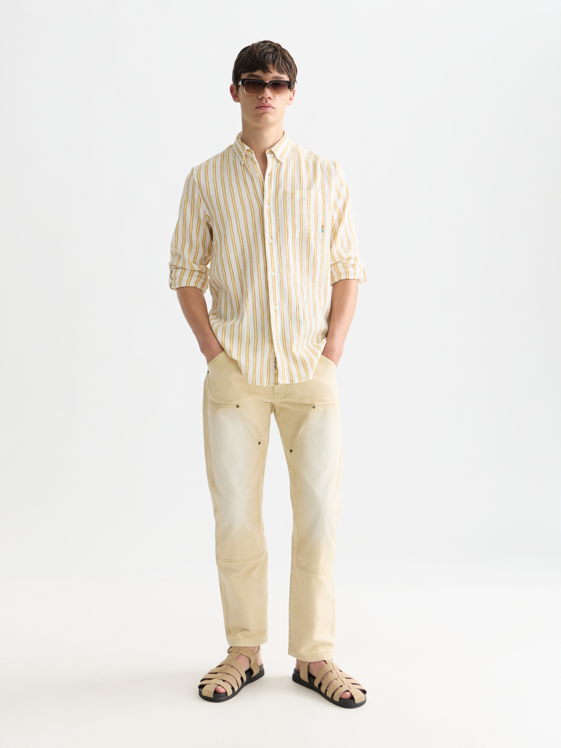 Striped crinkle shirt - Scotch & Soda AU