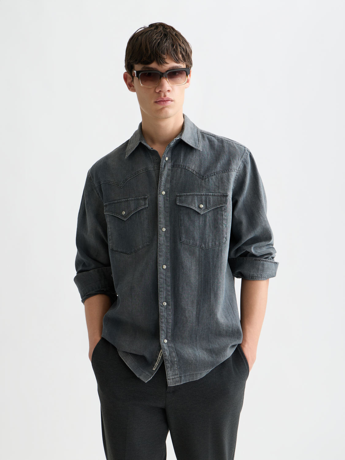 Denim washed shirt - Scotch & Soda AU