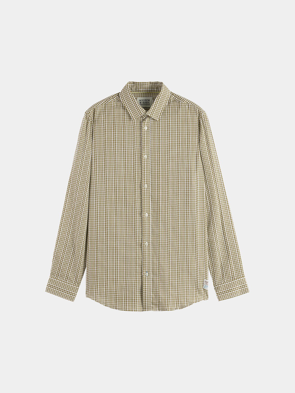 Poplin microcheck shirt - Scotch & Soda AU