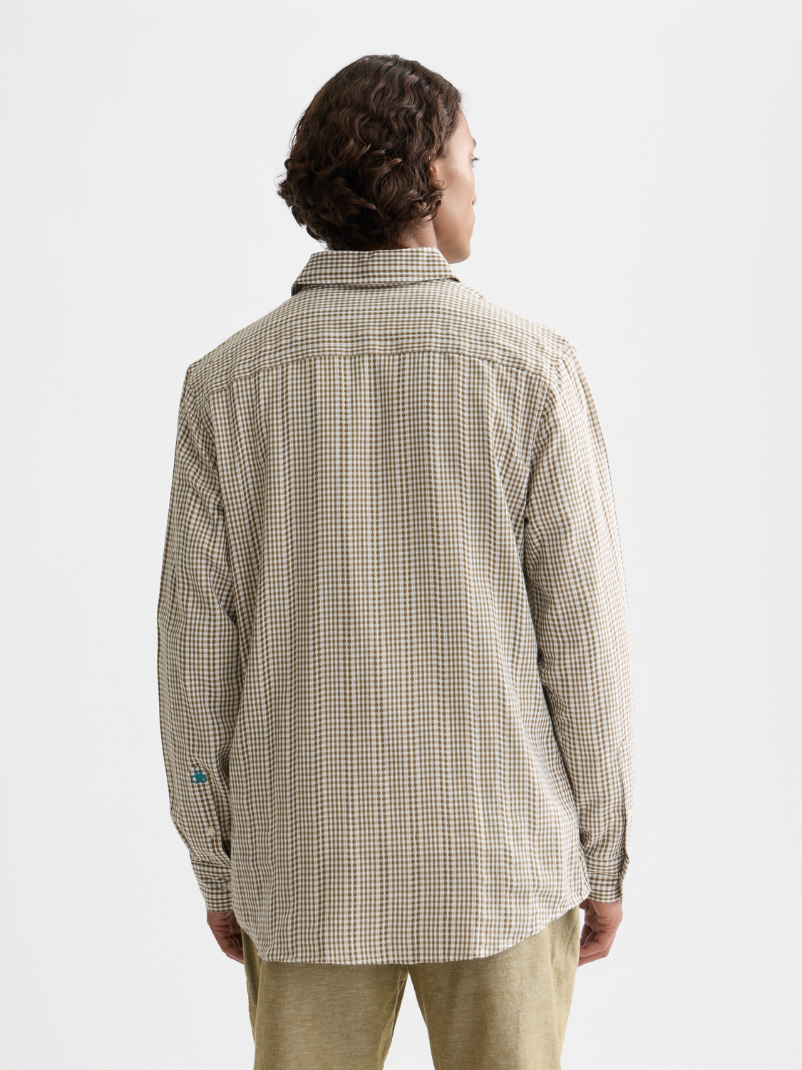 Poplin microcheck shirt - Scotch & Soda AU