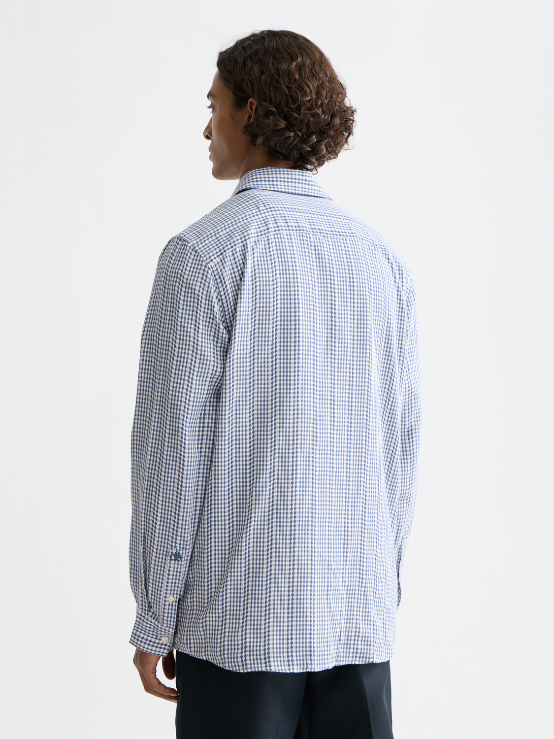 Poplin microcheck shirt - Scotch & Soda AU