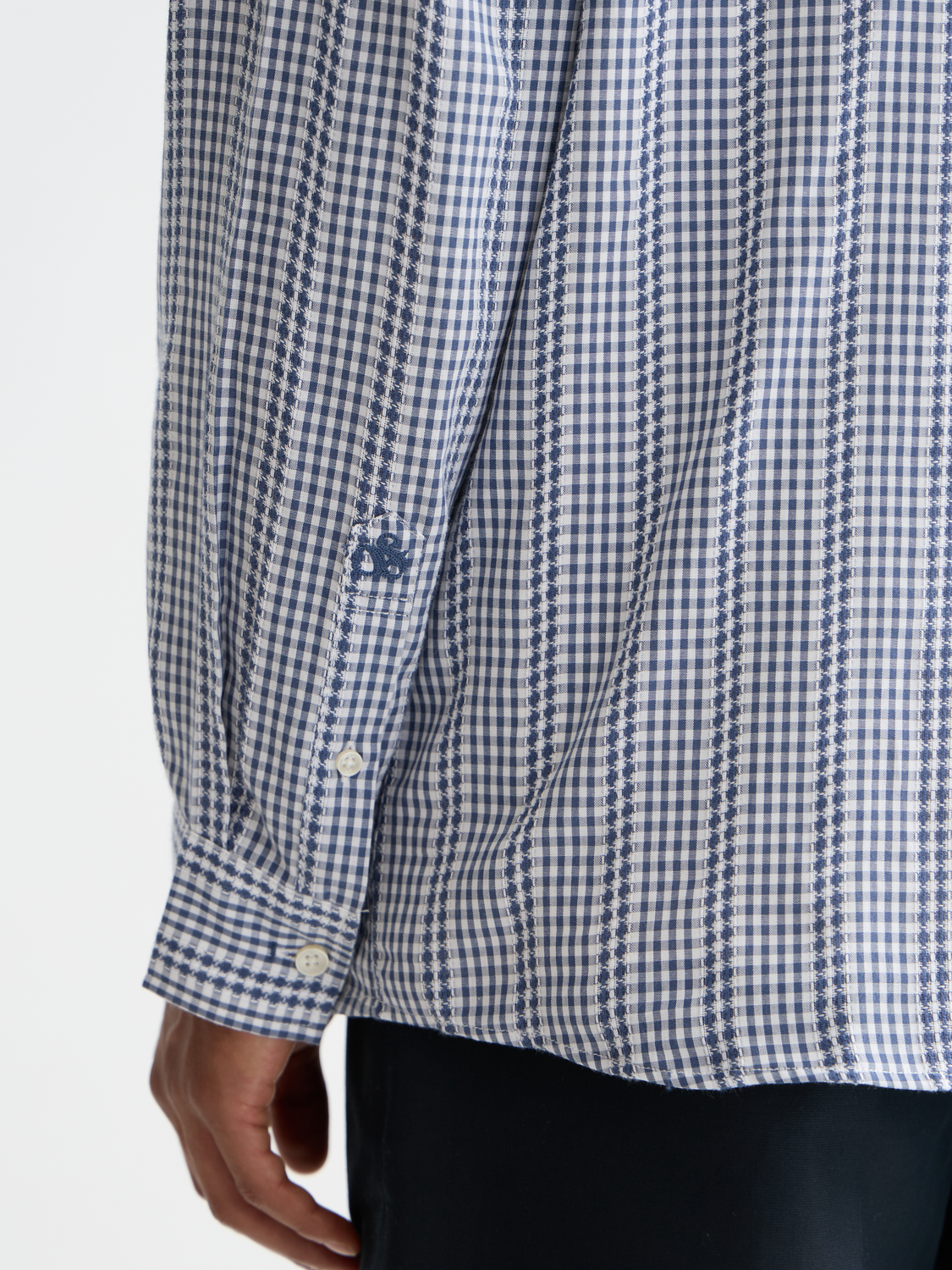 Poplin microcheck shirt - Scotch & Soda AU
