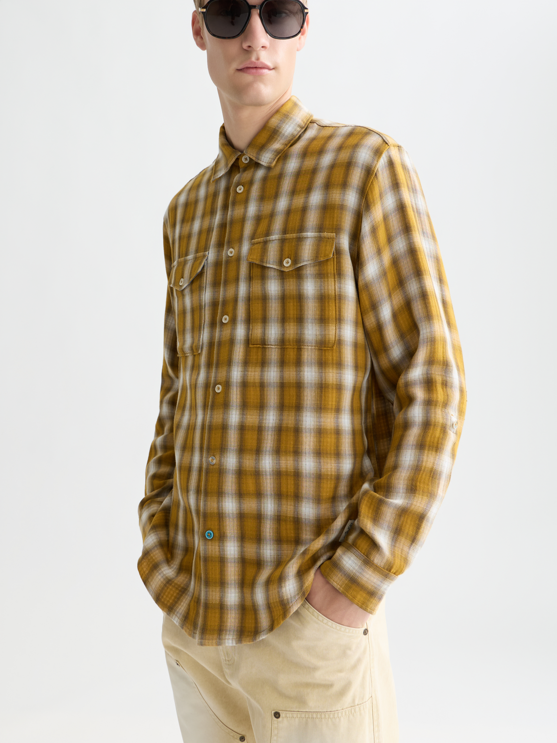 Double cloth check shirt - Scotch & Soda AU