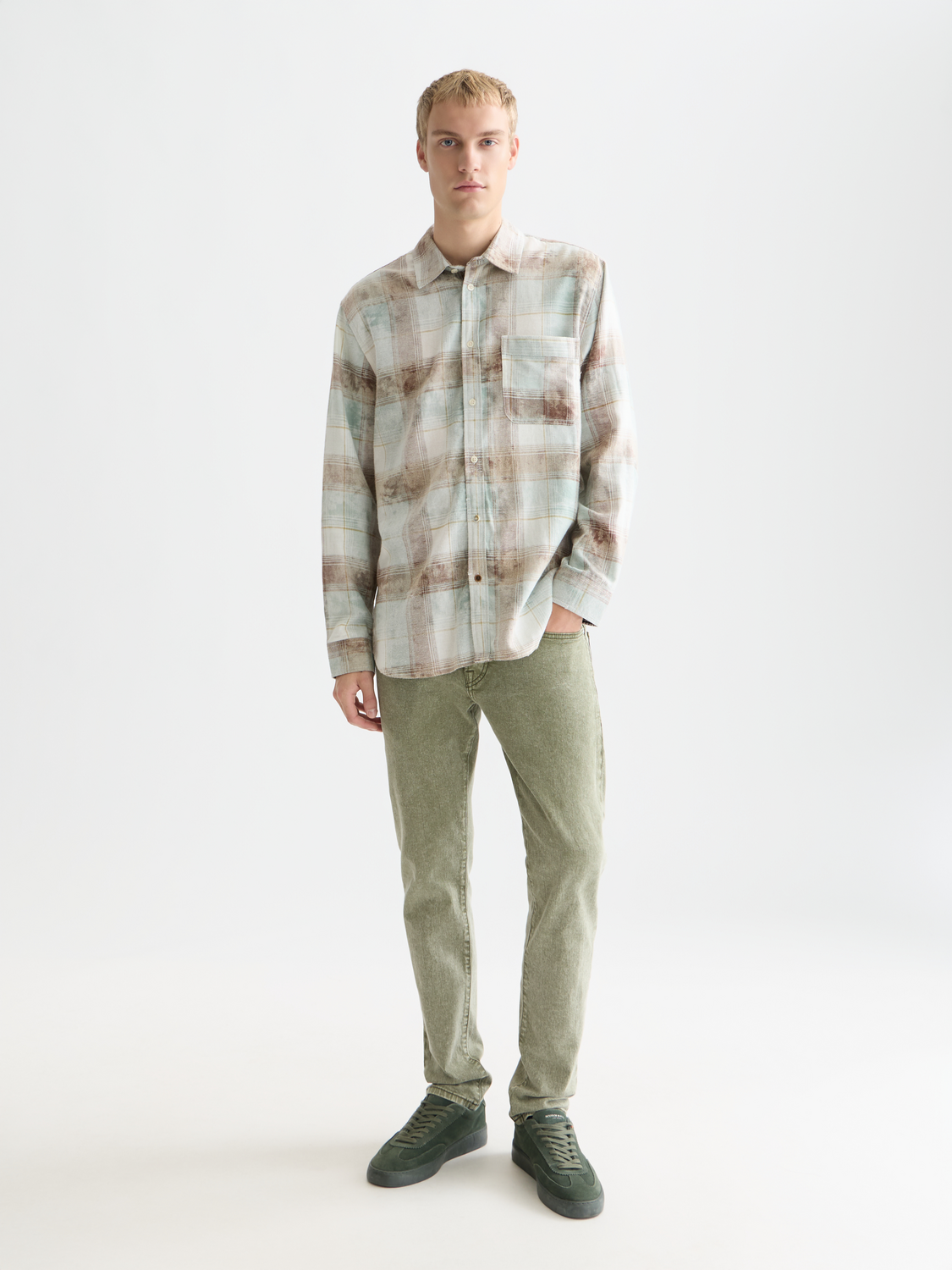 Washed check shirt - Scotch & Soda AU