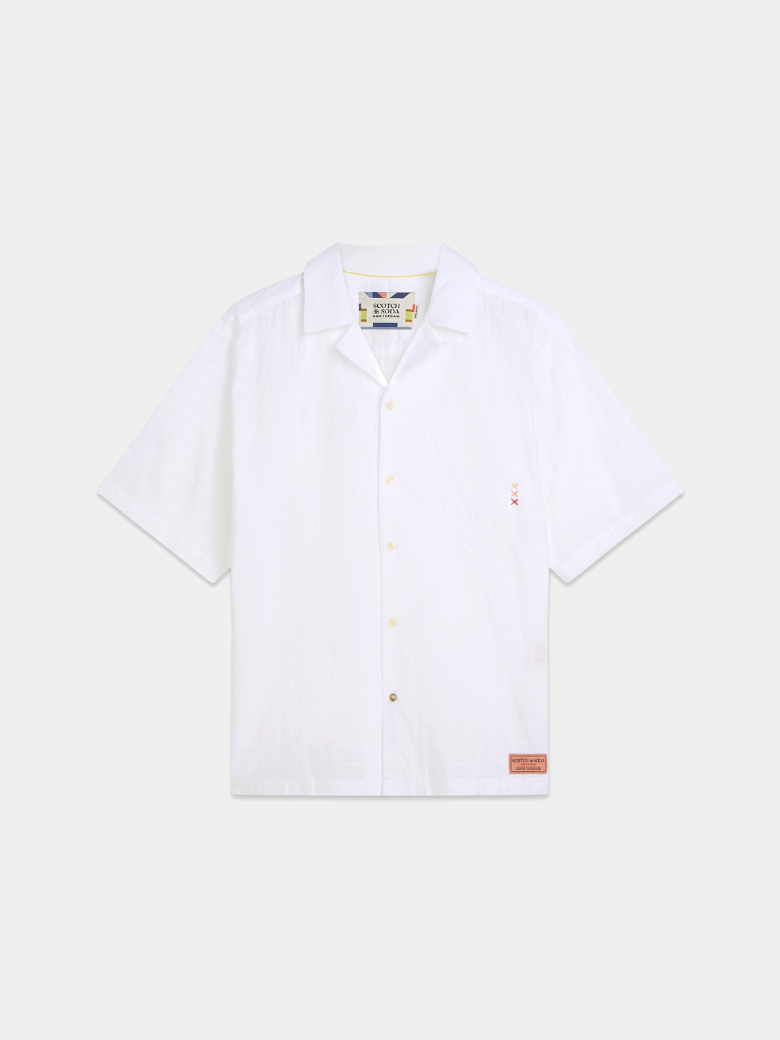 Embroidered short sleeved shirt - Scotch & Soda AU