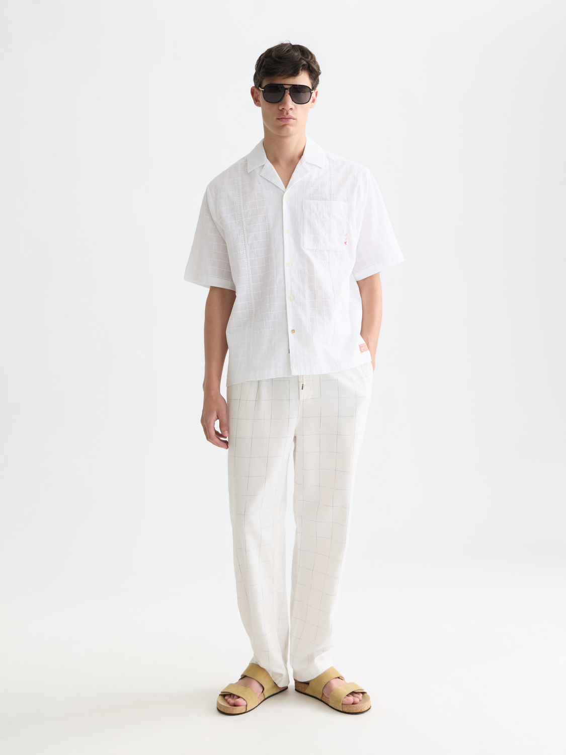 Embroidered short sleeved shirt - Scotch & Soda AU