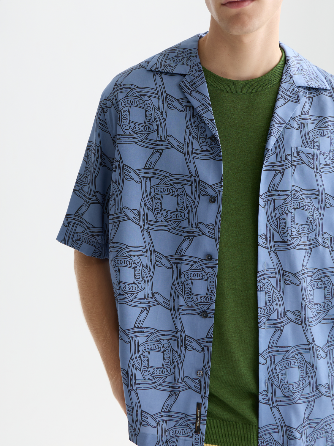 Printed short sleeved shirt - Scotch & Soda AU