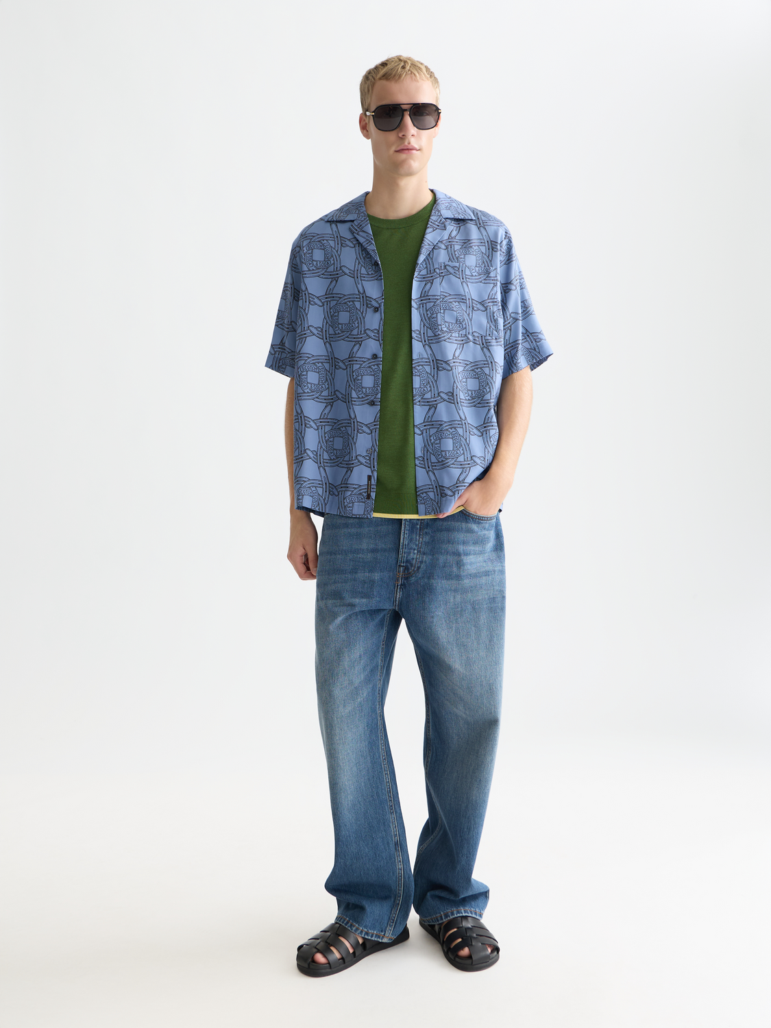 Printed short sleeved shirt - Scotch & Soda AU