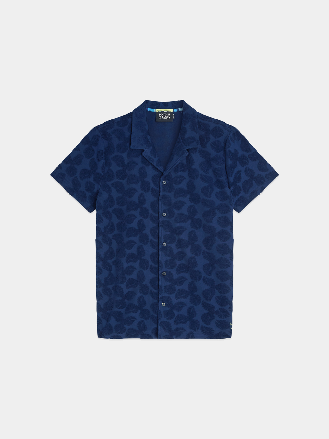Terry jacquard short sleeved shirt - Scotch & Soda AU