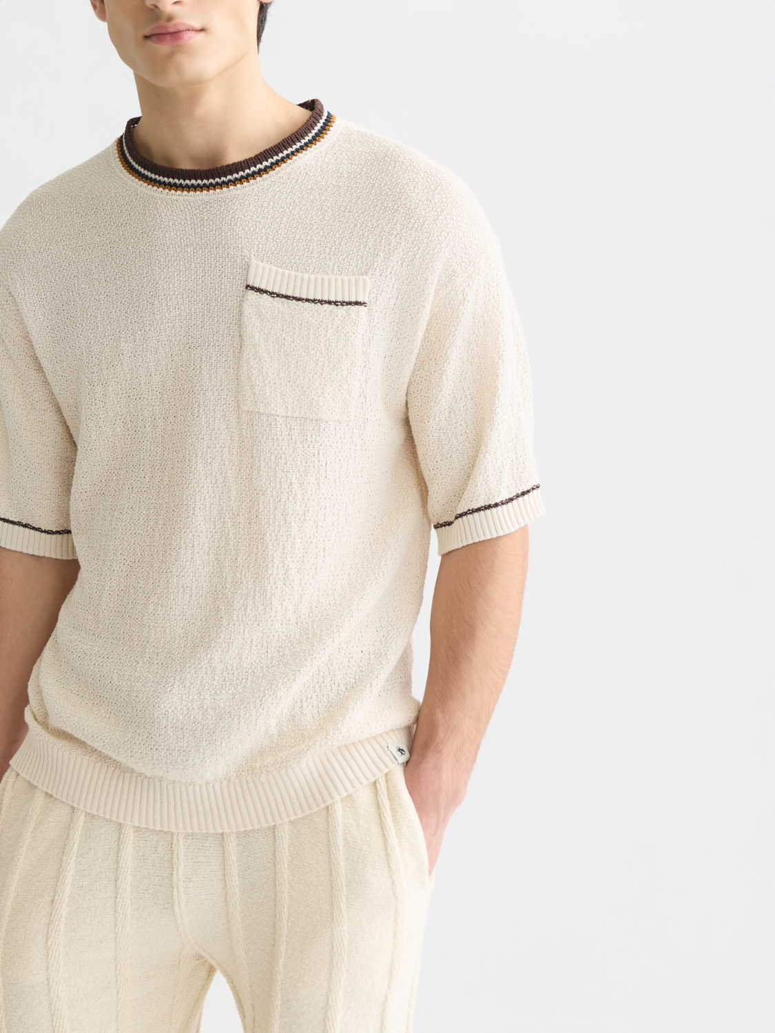 Knitted t-shirt - Scotch & Soda AU