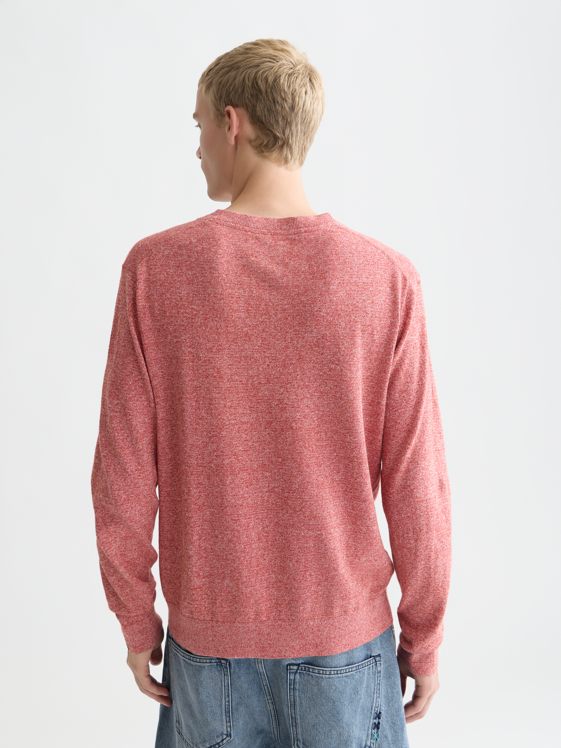 Linen-blend melange pullover - Scotch & Soda AU