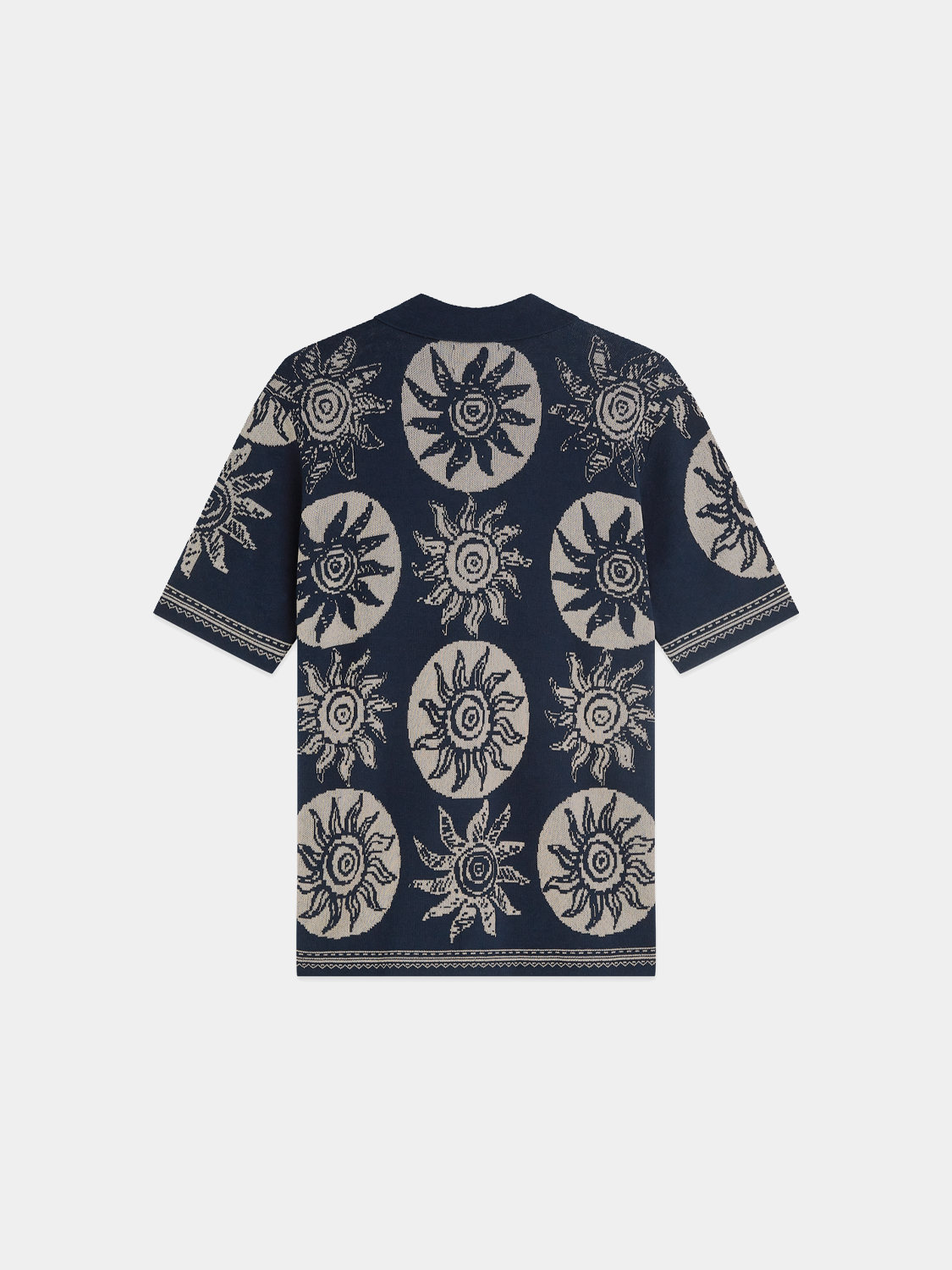 Knitted jaquard short sleeved shirt - Scotch & Soda AU