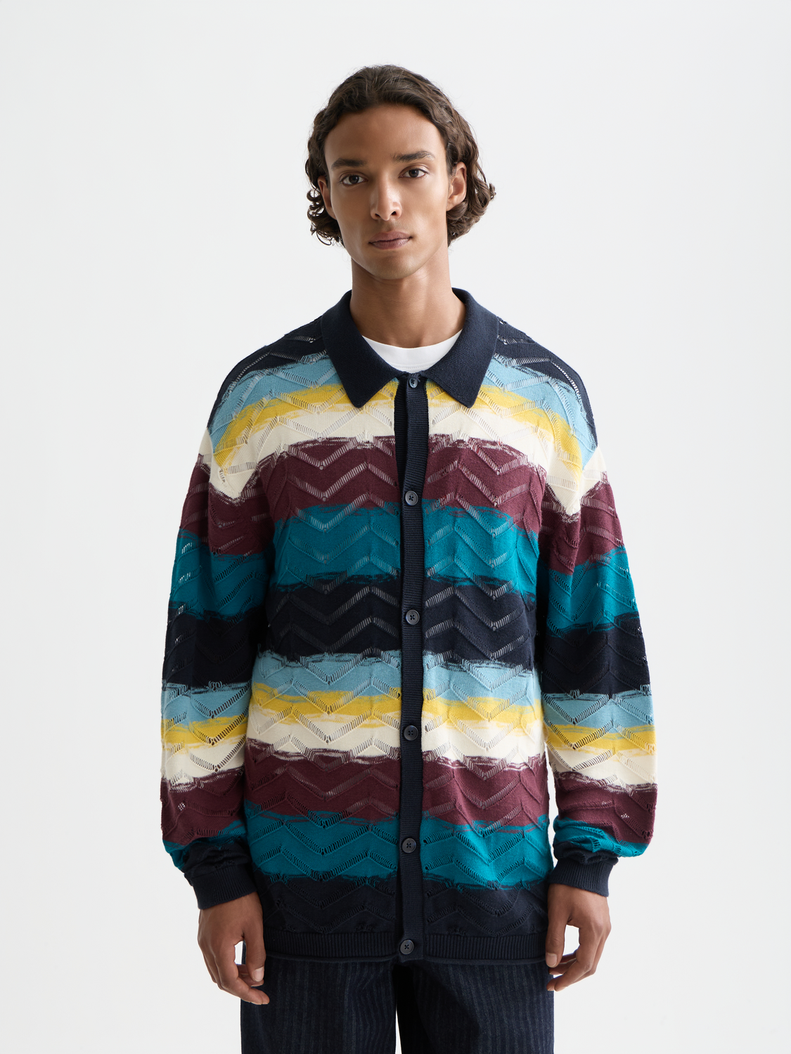 Open structure cardigan - Scotch & Soda AU