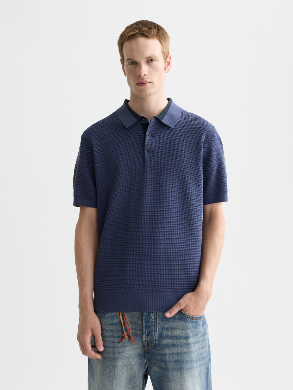 Structured knit polo - Scotch & Soda AU
