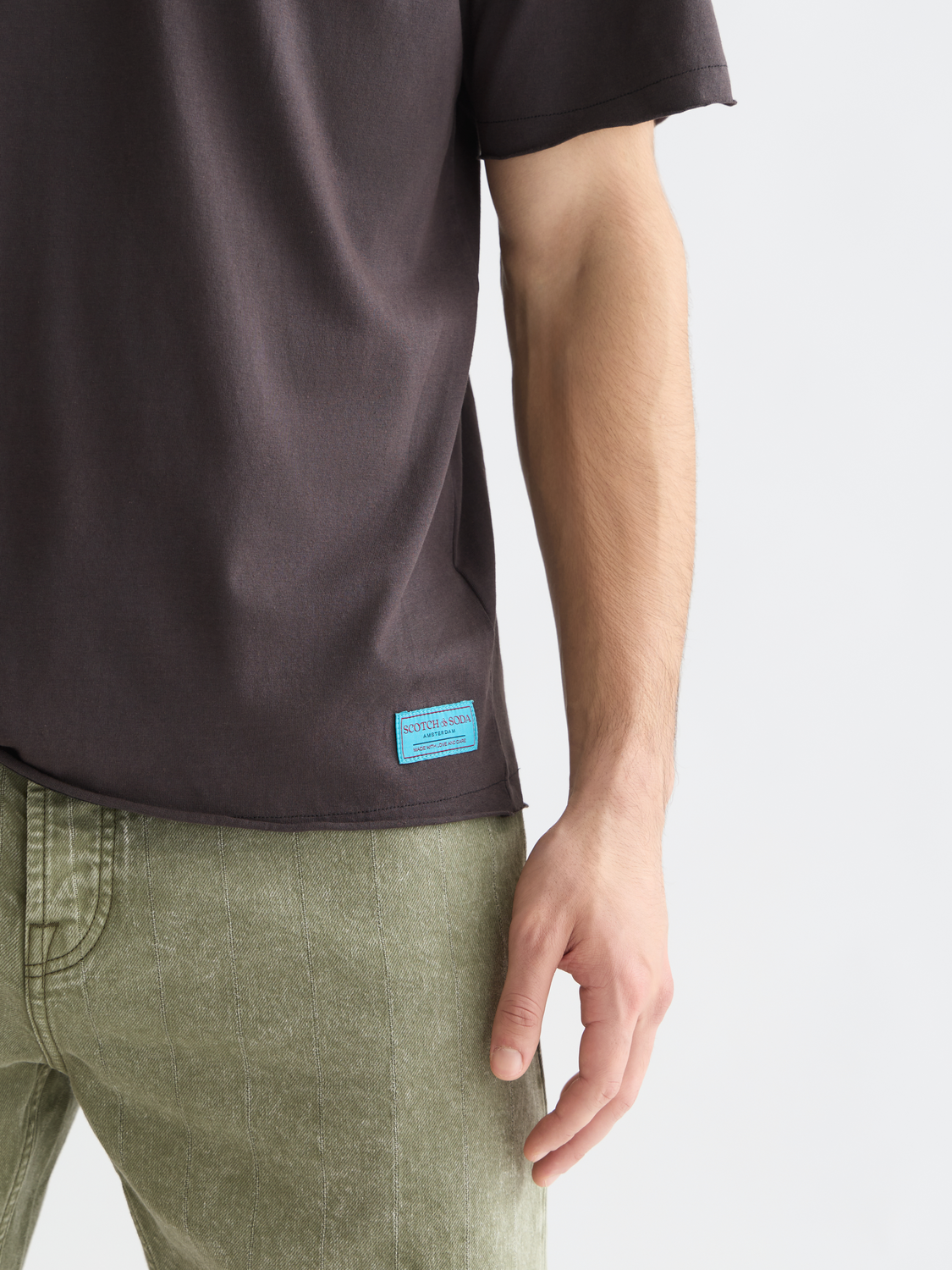 Raw edge t-shirt - Scotch & Soda AU