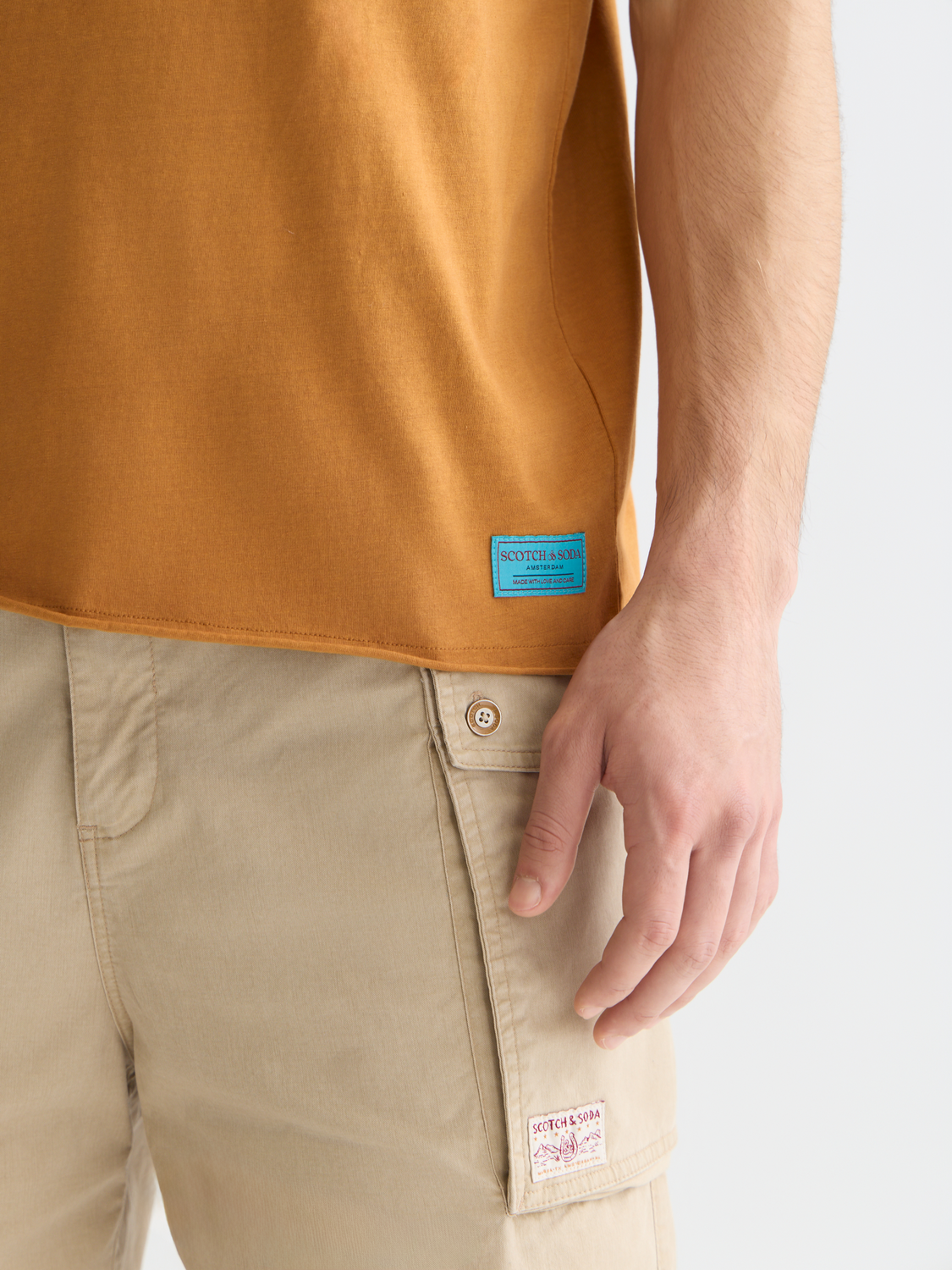 Raw edge t-shirt - Scotch & Soda AU