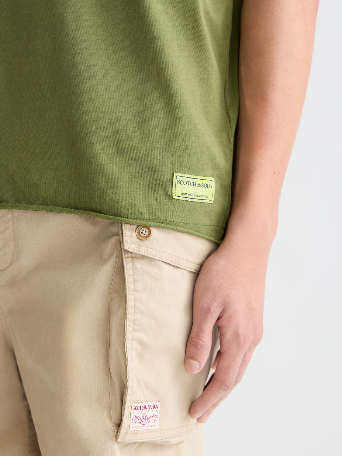 Raw edge t-shirt - Scotch & Soda AU
