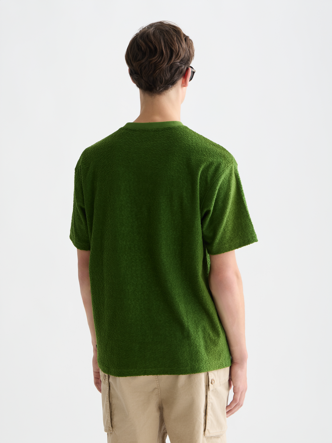 Jacquard towelling t-shirt - Scotch & Soda AU