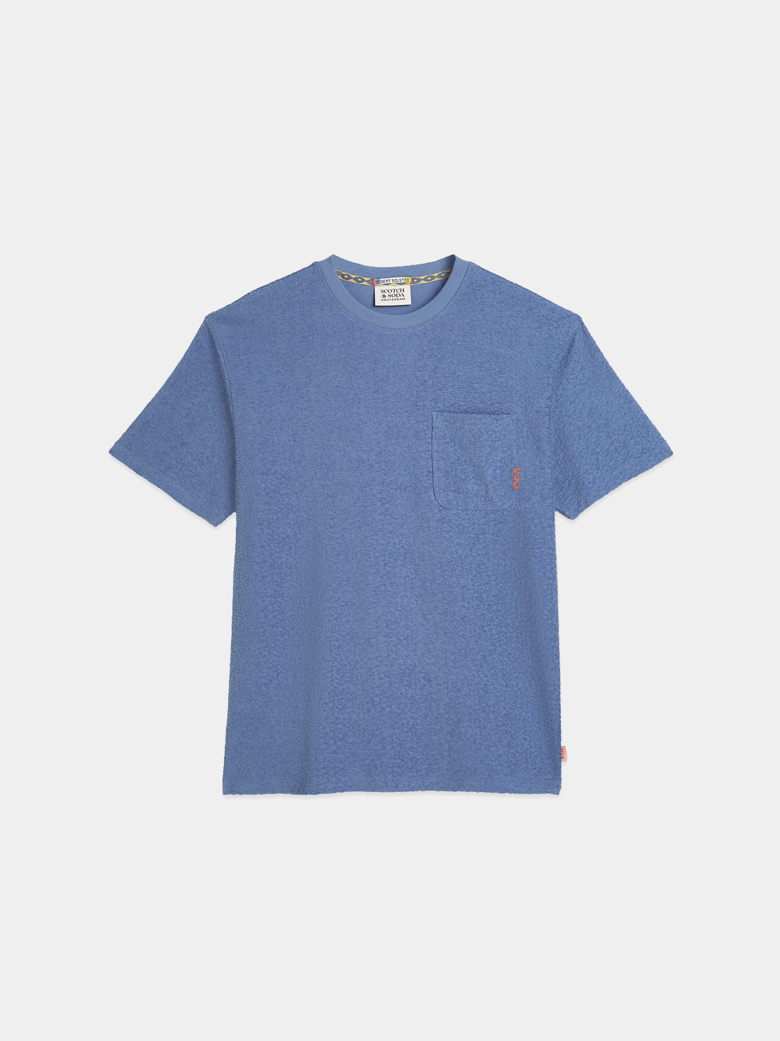 jacquard towelling t-shirt - Scotch & Soda AU