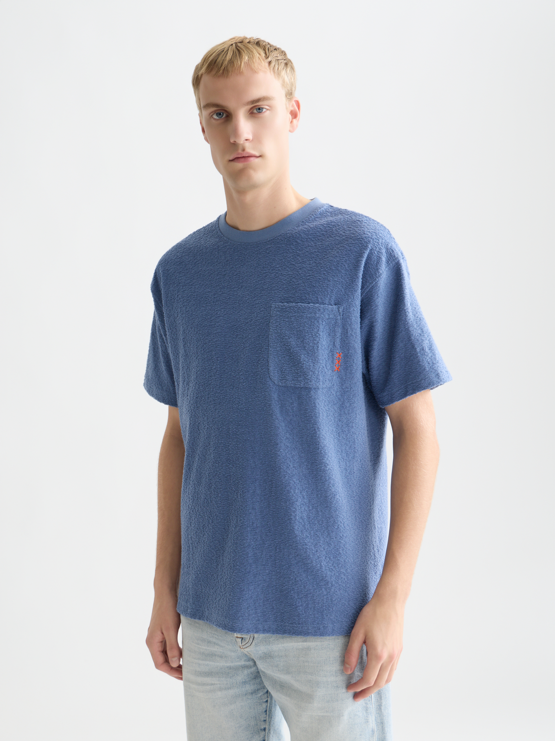 jacquard towelling t-shirt - Scotch & Soda AU