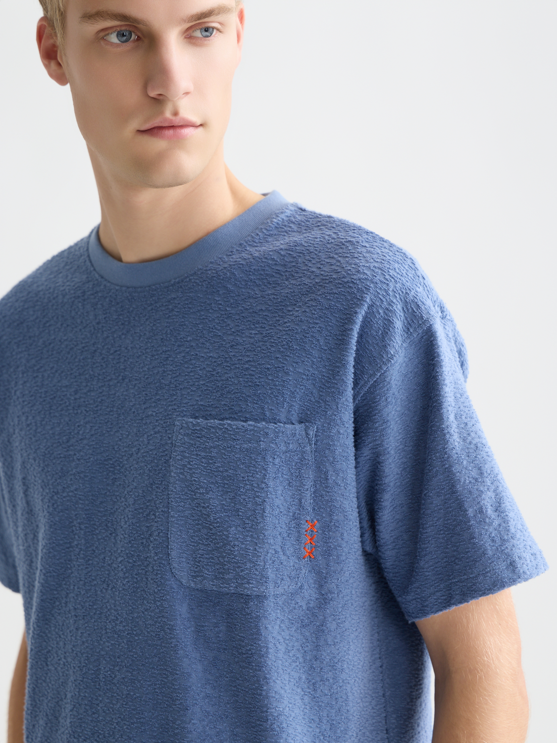 jacquard towelling t-shirt - Scotch & Soda AU