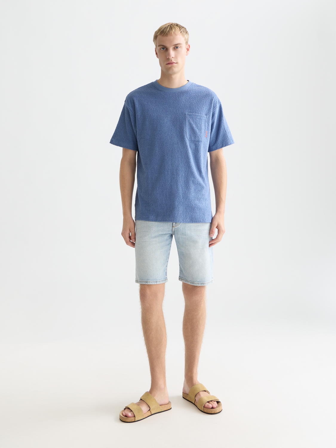 jacquard towelling t-shirt - Scotch & Soda AU