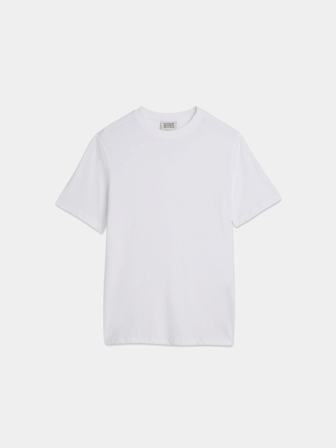 Cotton-linen t-shirt - Scotch & Soda AU