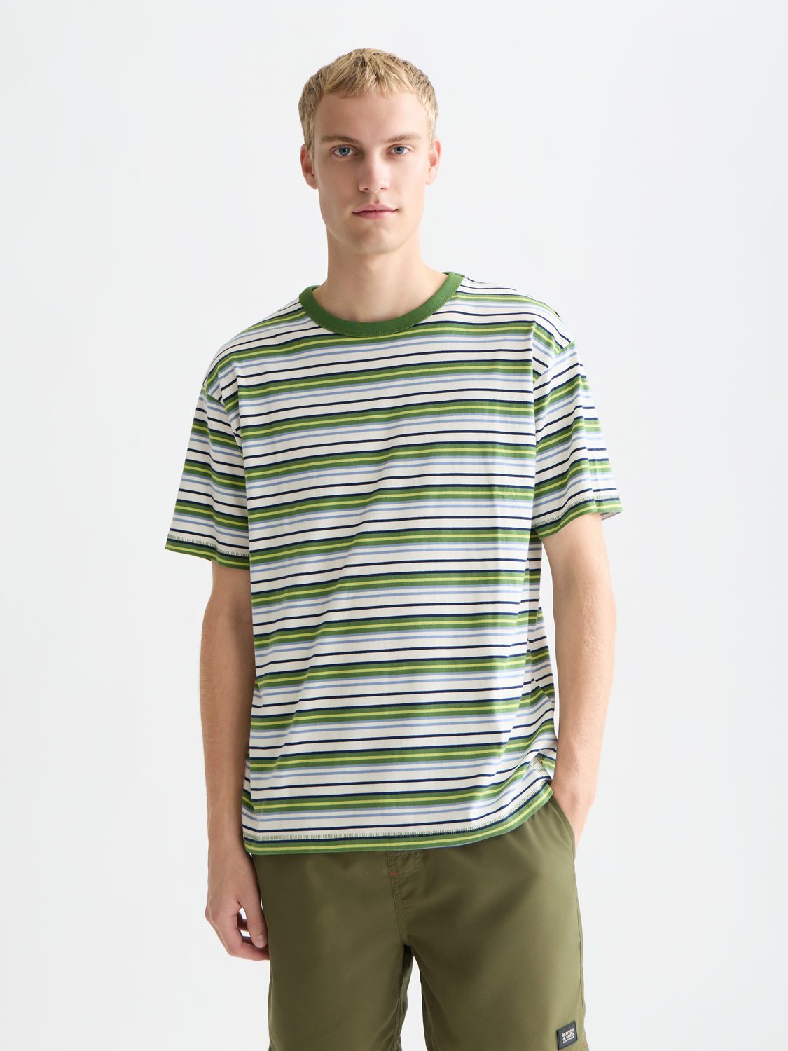 Yarn-dyed t-shirt - Scotch & Soda AU