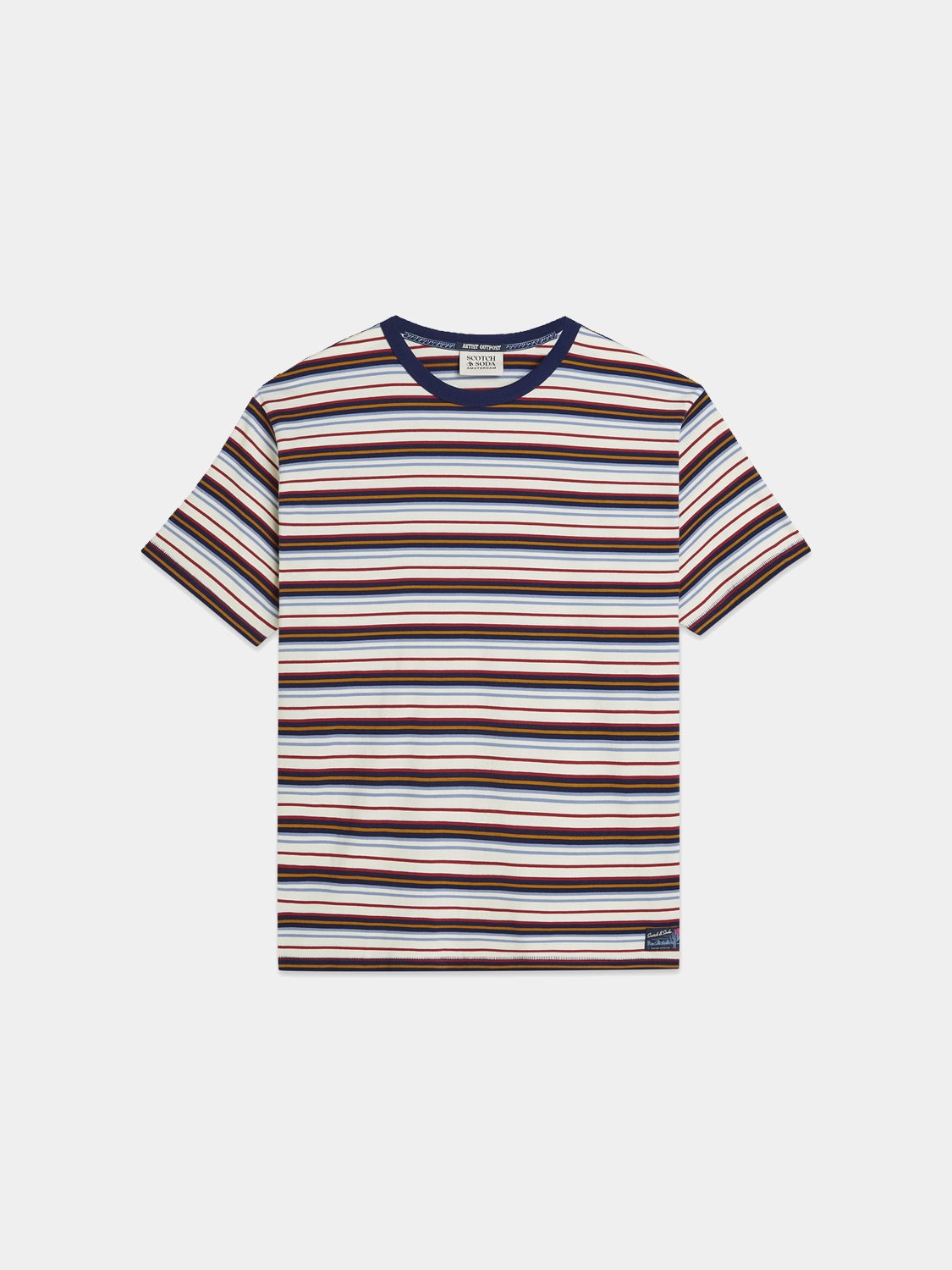 Yarn-dyed t-shirt - Scotch & Soda AU