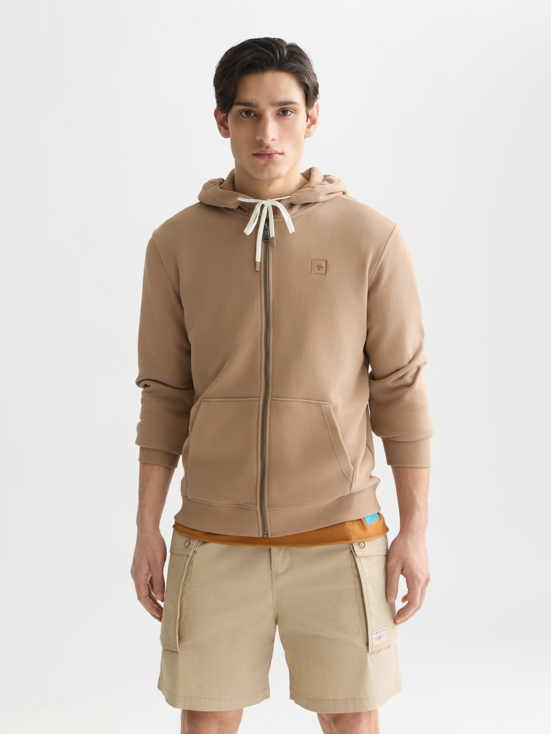 Zip-through logo hoodie - Scotch & Soda AU