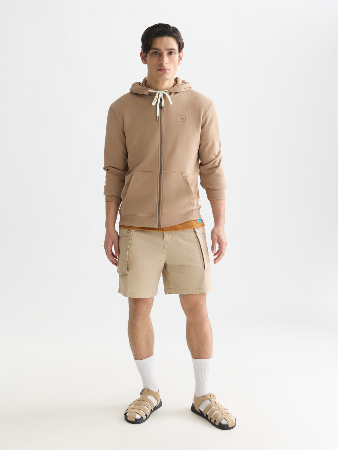 Zip-through logo hoodie - Scotch & Soda AU