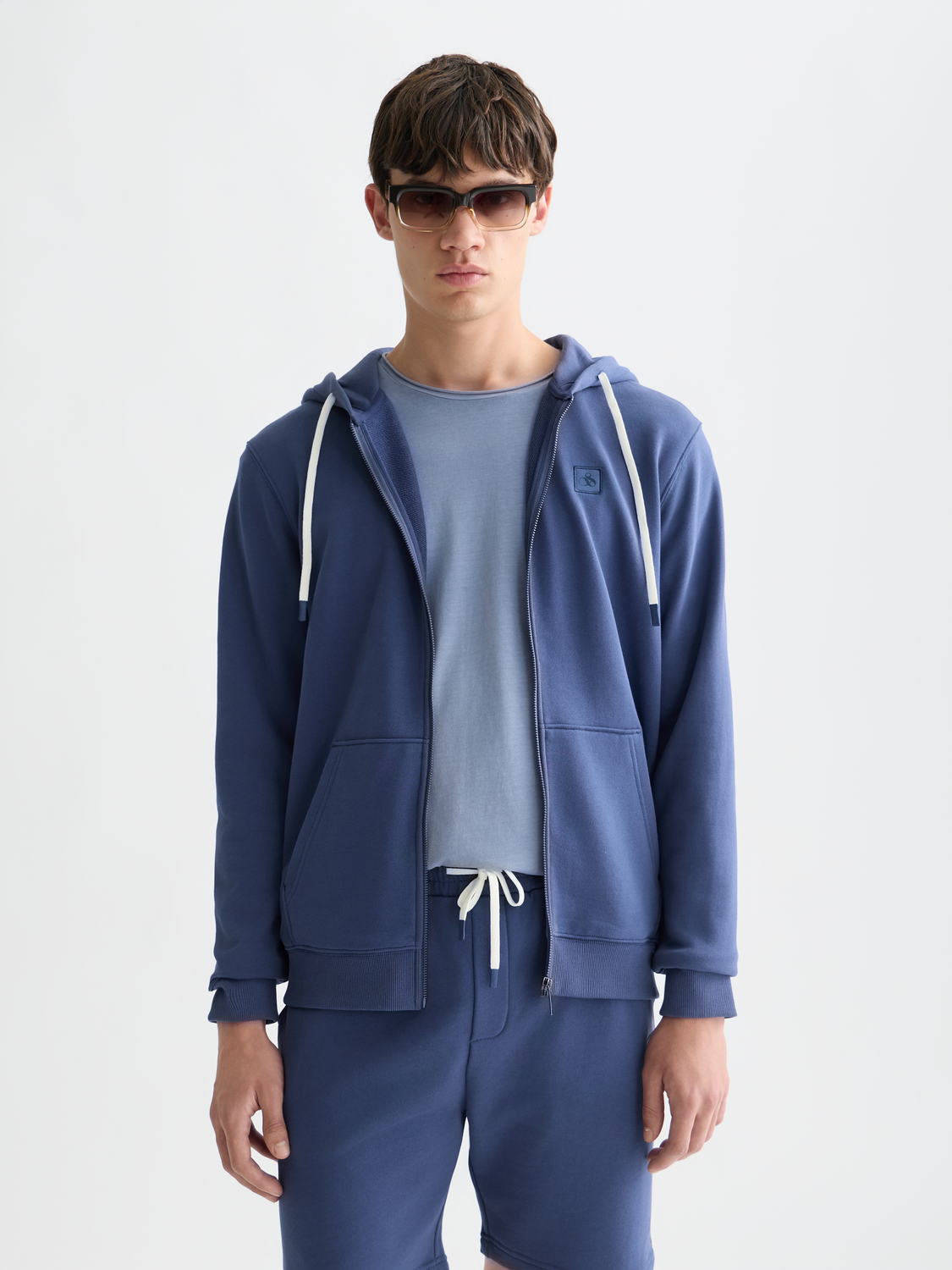 Zip-through logo hoodie - Scotch & Soda AU