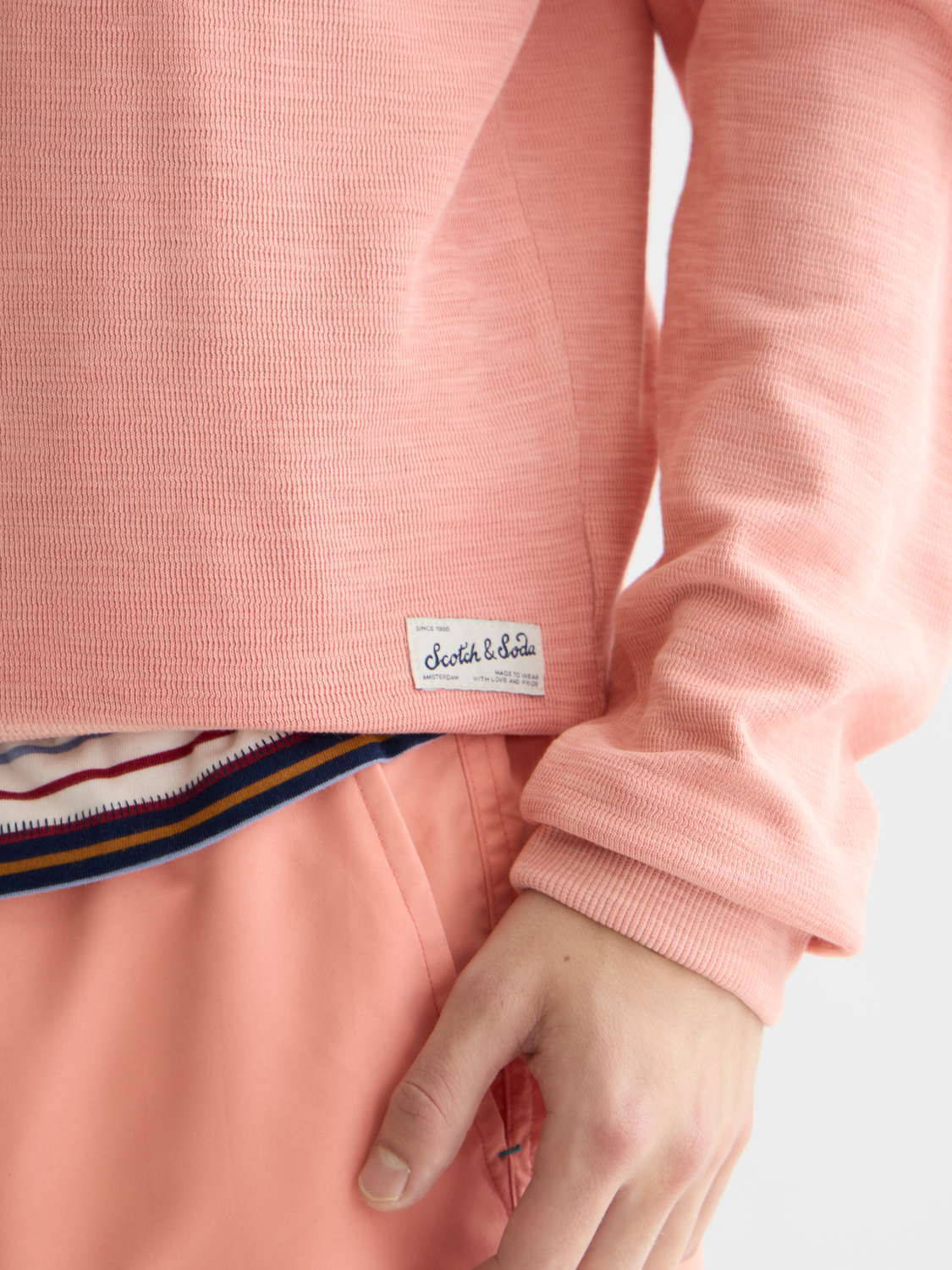 Garment-dyed sweatshirt - Scotch & Soda AU