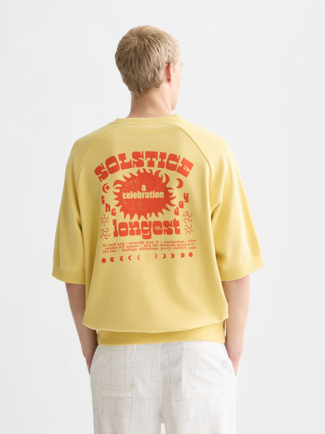 Artwork loose-fit sweatshirt
